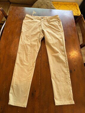 Lululemon ABC Pants Khaki Beige 36x32